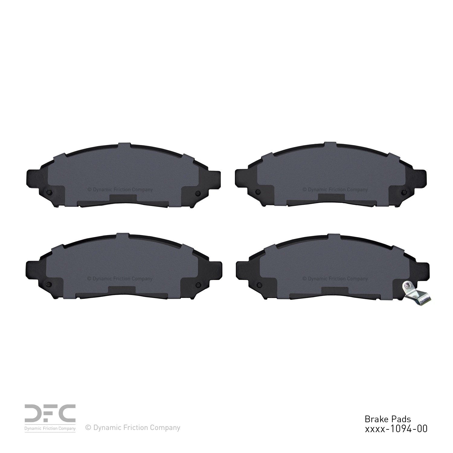 dynamic friction company disc brake pad set  frsport 1310-1094-00