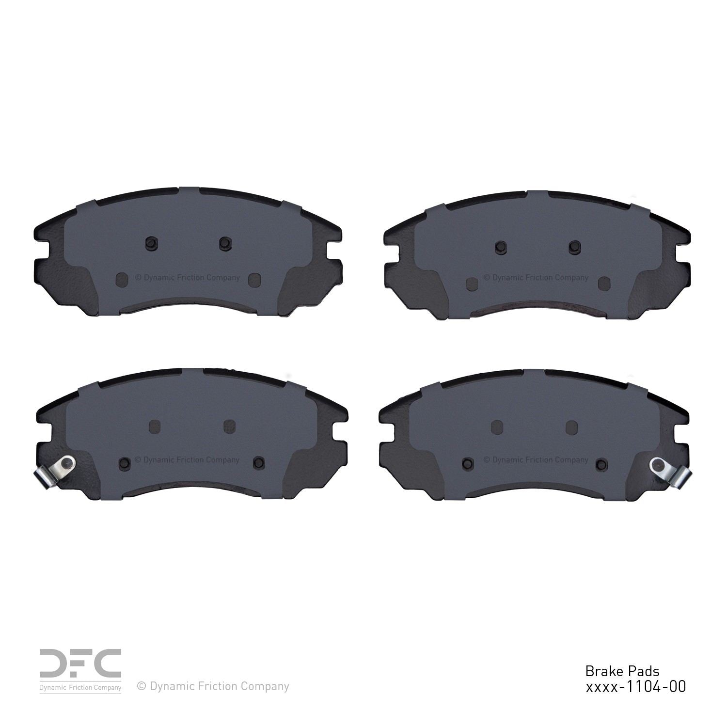 dynamic friction company disc brake pad set  frsport 1310-1104-00