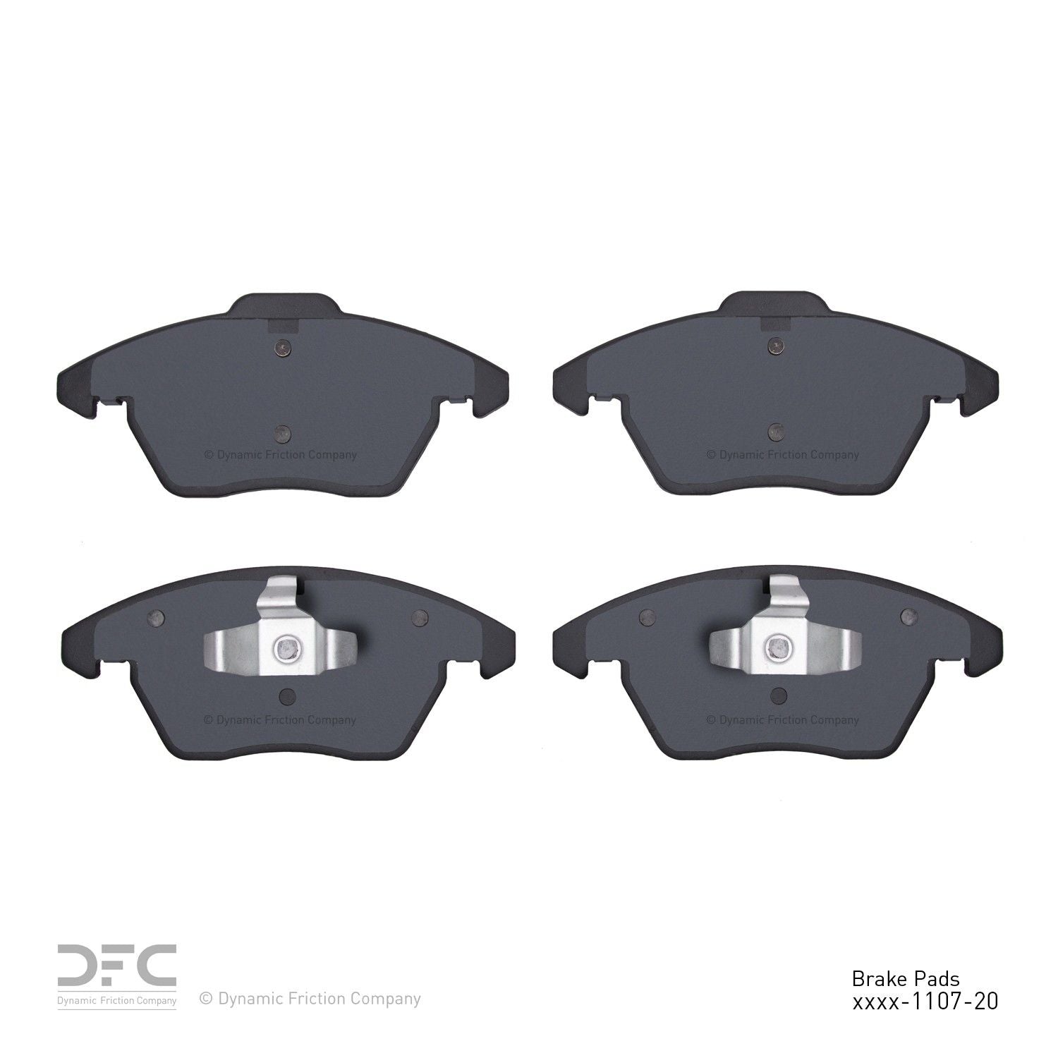 dynamic friction company disc brake pad set  frsport 1310-1107-20