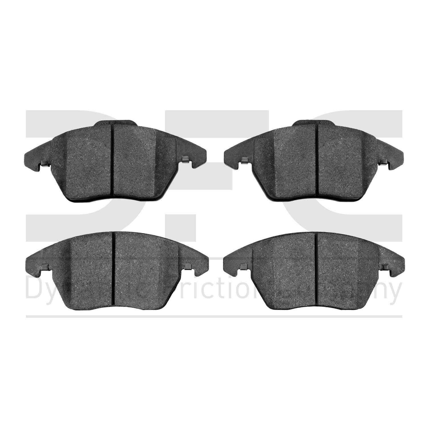 Dynamic Friction Company Disc Brake Pad Set  top view frsport 1310-1107-20