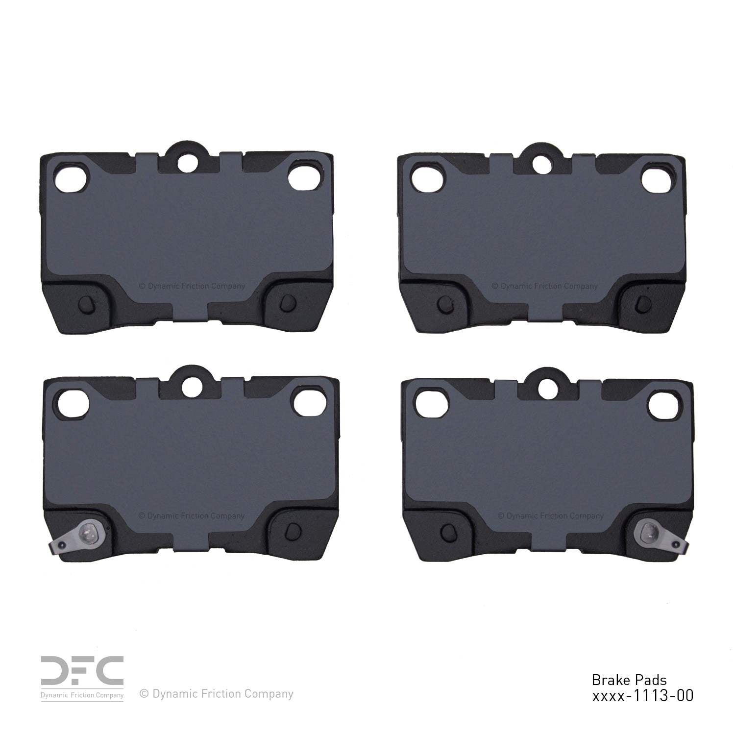 dynamic friction company disc brake pad set  frsport 1310-1113-00