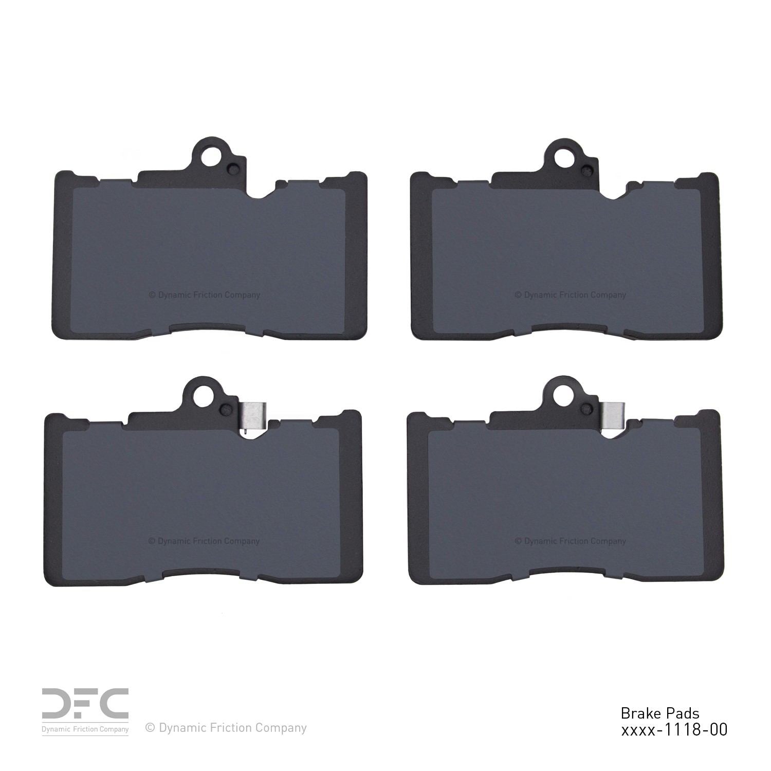 dynamic friction company disc brake pad set  frsport 1310-1118-00