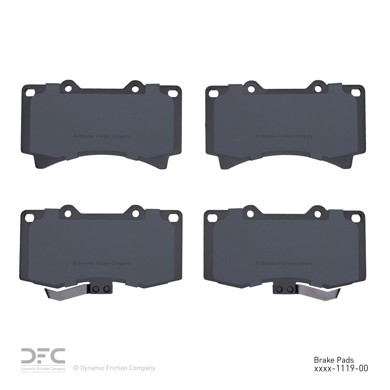 dynamic friction company disc brake pad set  frsport 1310-1119-00