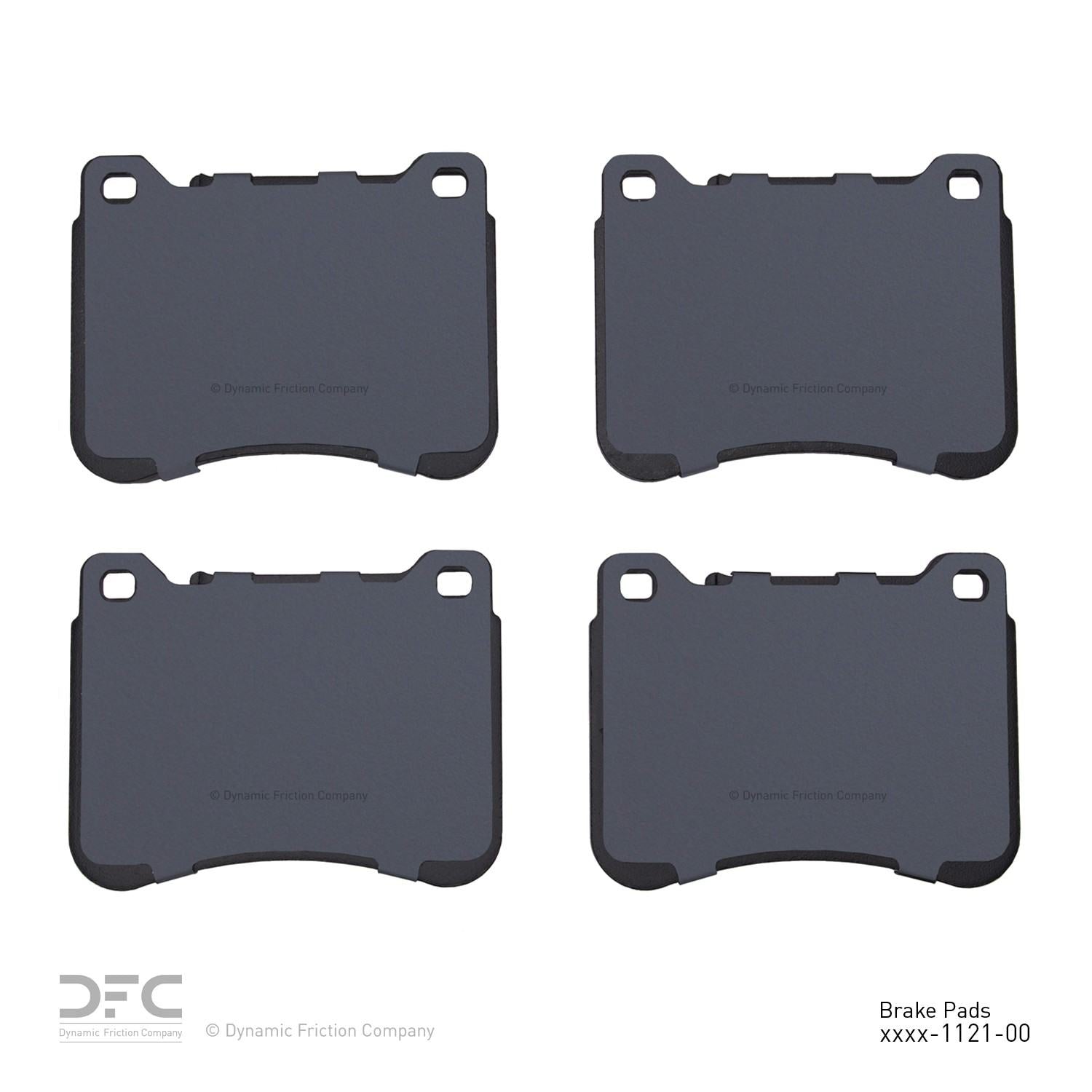 dynamic friction company disc brake pad set  frsport 1310-1121-00