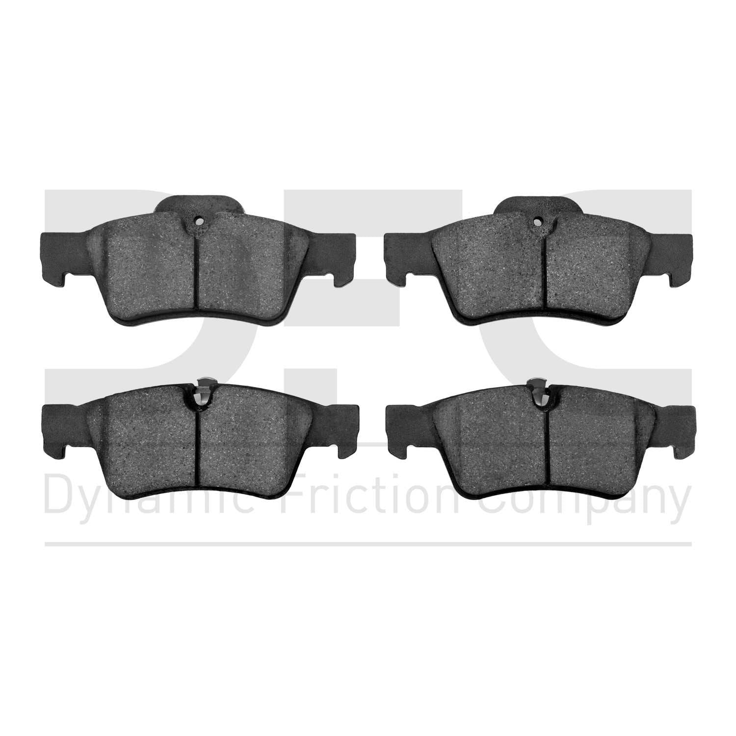 Dynamic Friction Company Disc Brake Pad Set  top view frsport 1310-1122-00