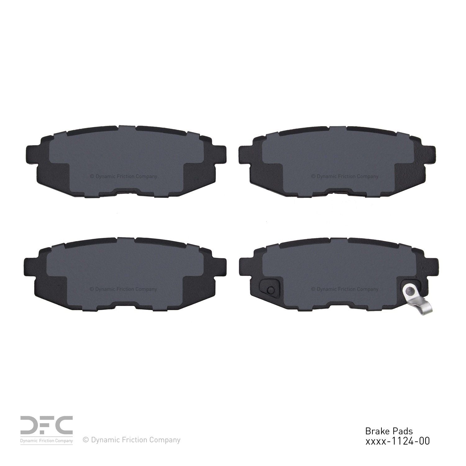 dynamic friction company disc brake pad set  frsport 1310-1124-00