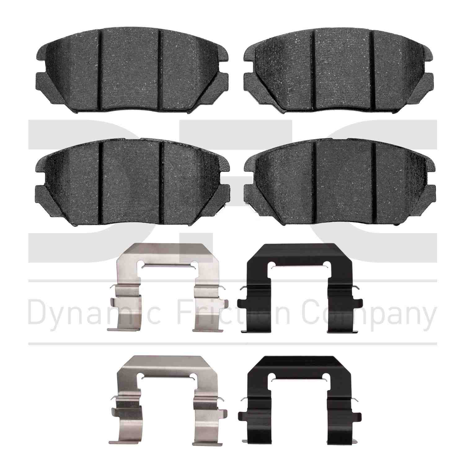 Dynamic Friction Company Disc Brake Pad Set  top view frsport 1310-1125-02