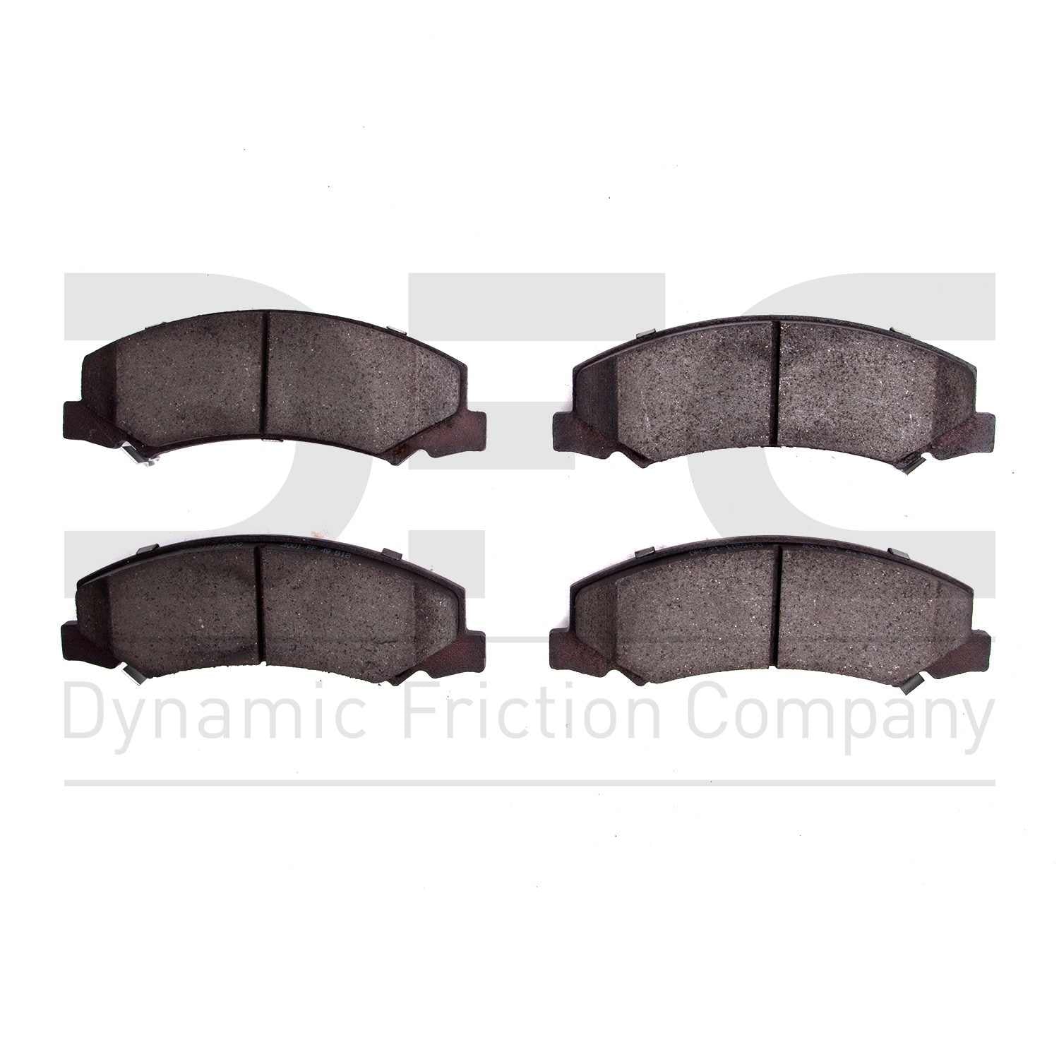 Dynamic Friction Company Disc Brake Pad Set  top view frsport 1310-1159-00