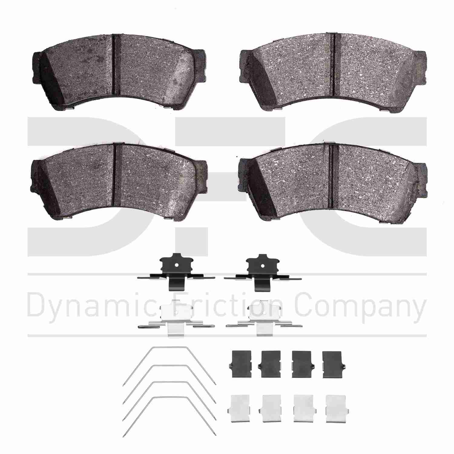 dynamic friction company disc brake pad set  frsport 1310-1164-01