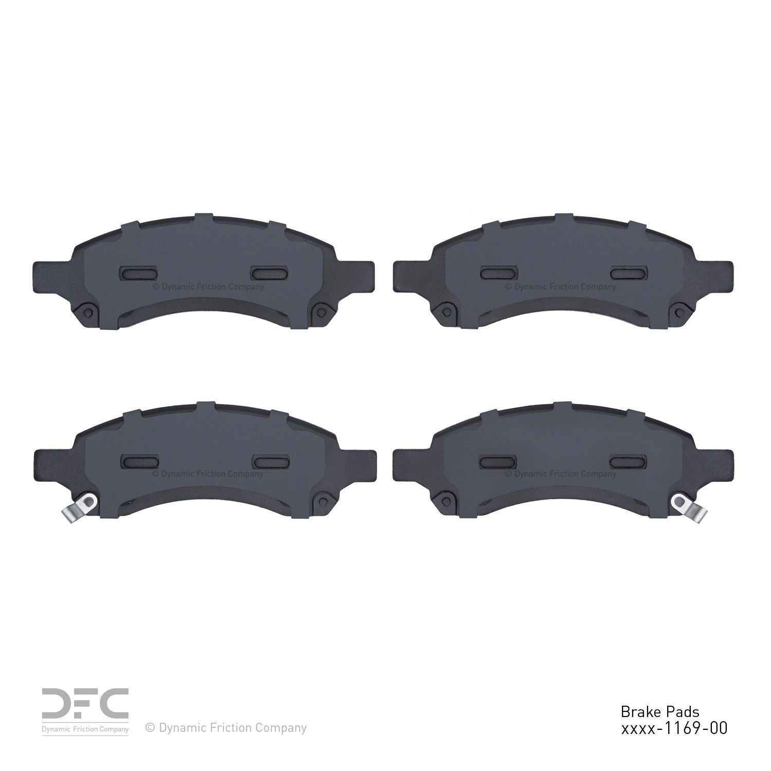 dynamic friction company disc brake pad set  frsport 1310-1169-00