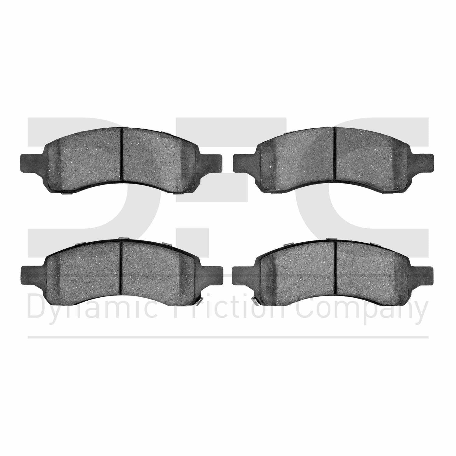 Dynamic Friction Company Disc Brake Pad Set  top view frsport 1310-1169-00