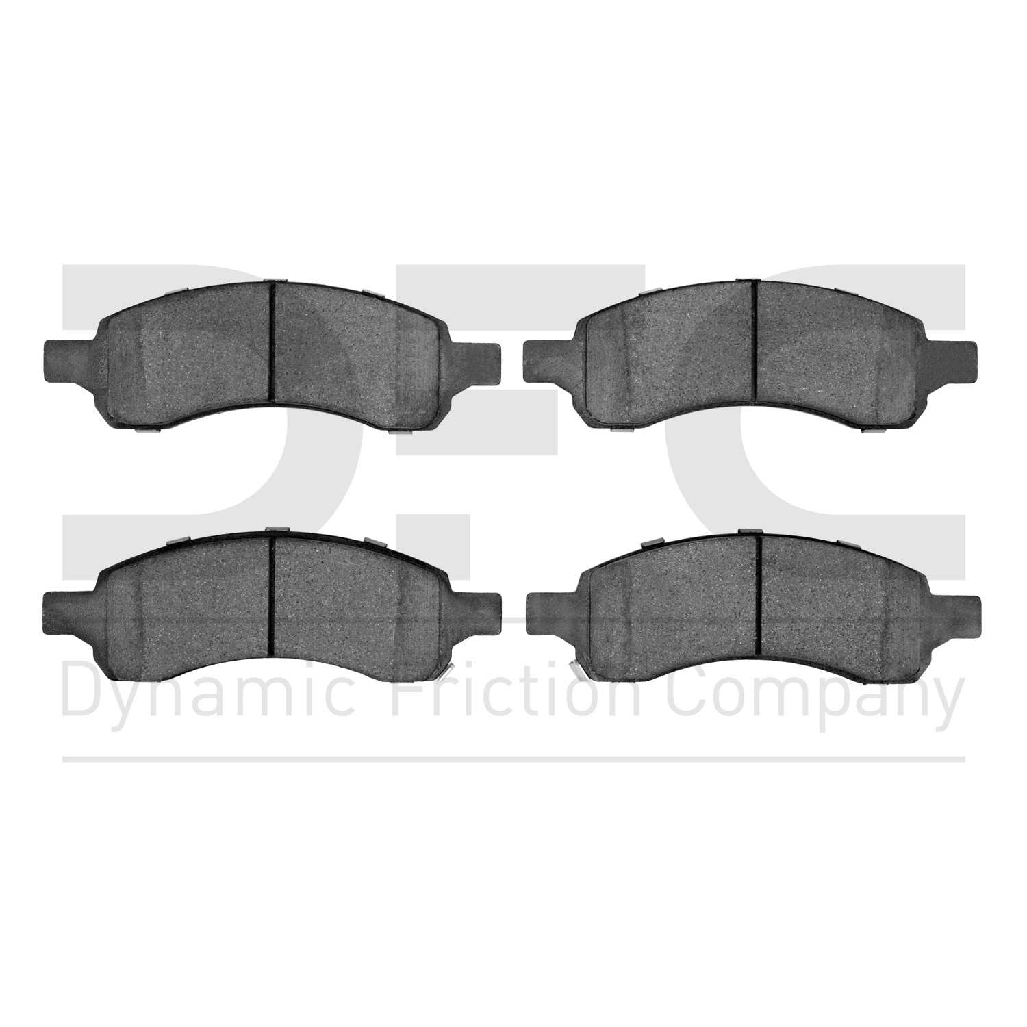 Dynamic Friction Company Disc Brake Pad Set  top view frsport 1310-1169-10