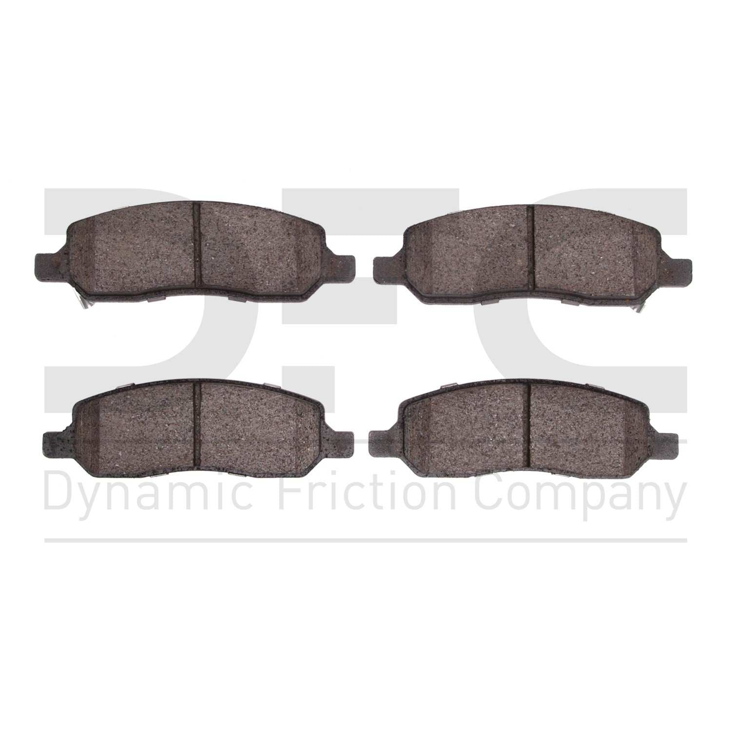 Dynamic Friction Company Disc Brake Pad Set  top view frsport 1310-1172-00