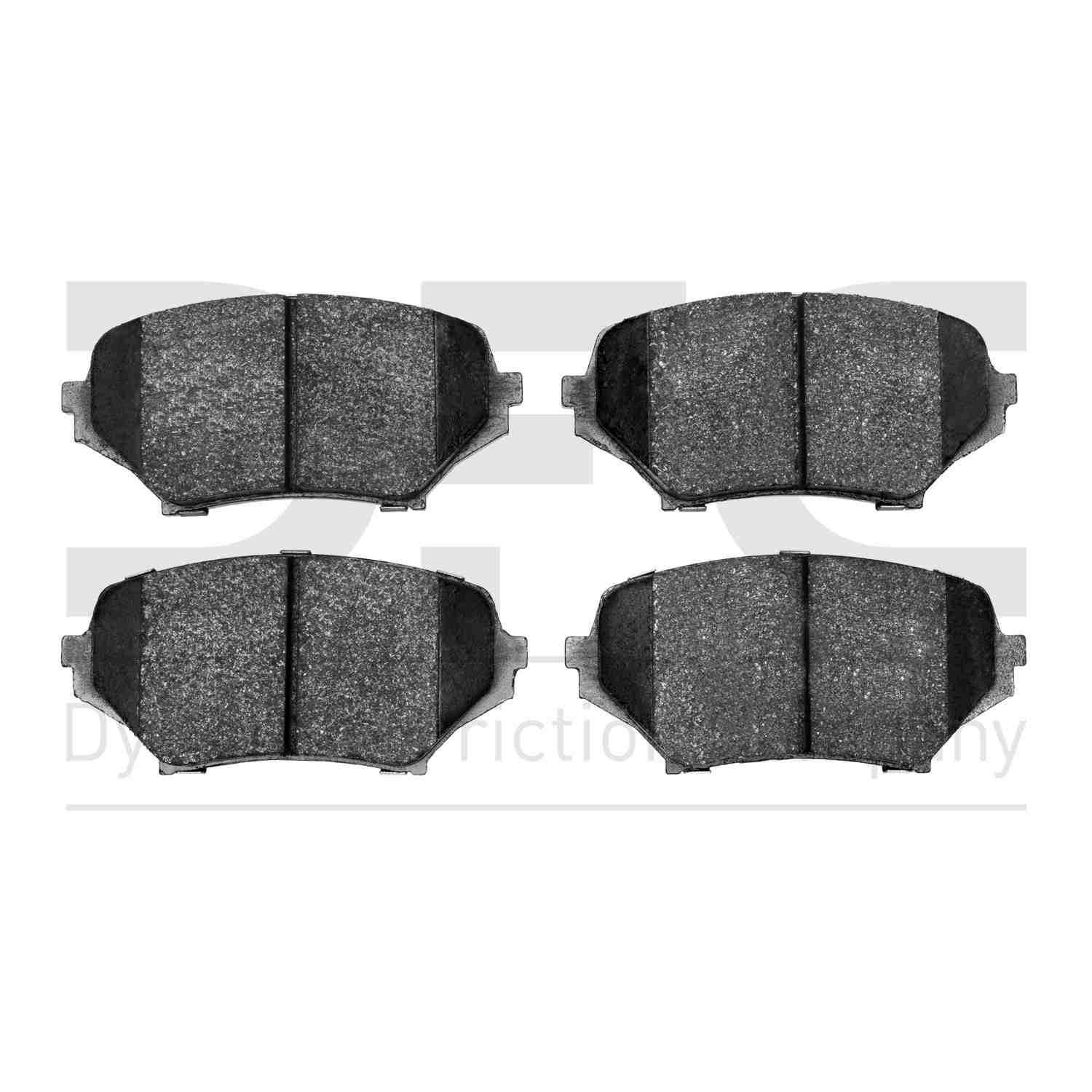 Dynamic Friction Company Disc Brake Pad Set  top view frsport 1310-1179-00