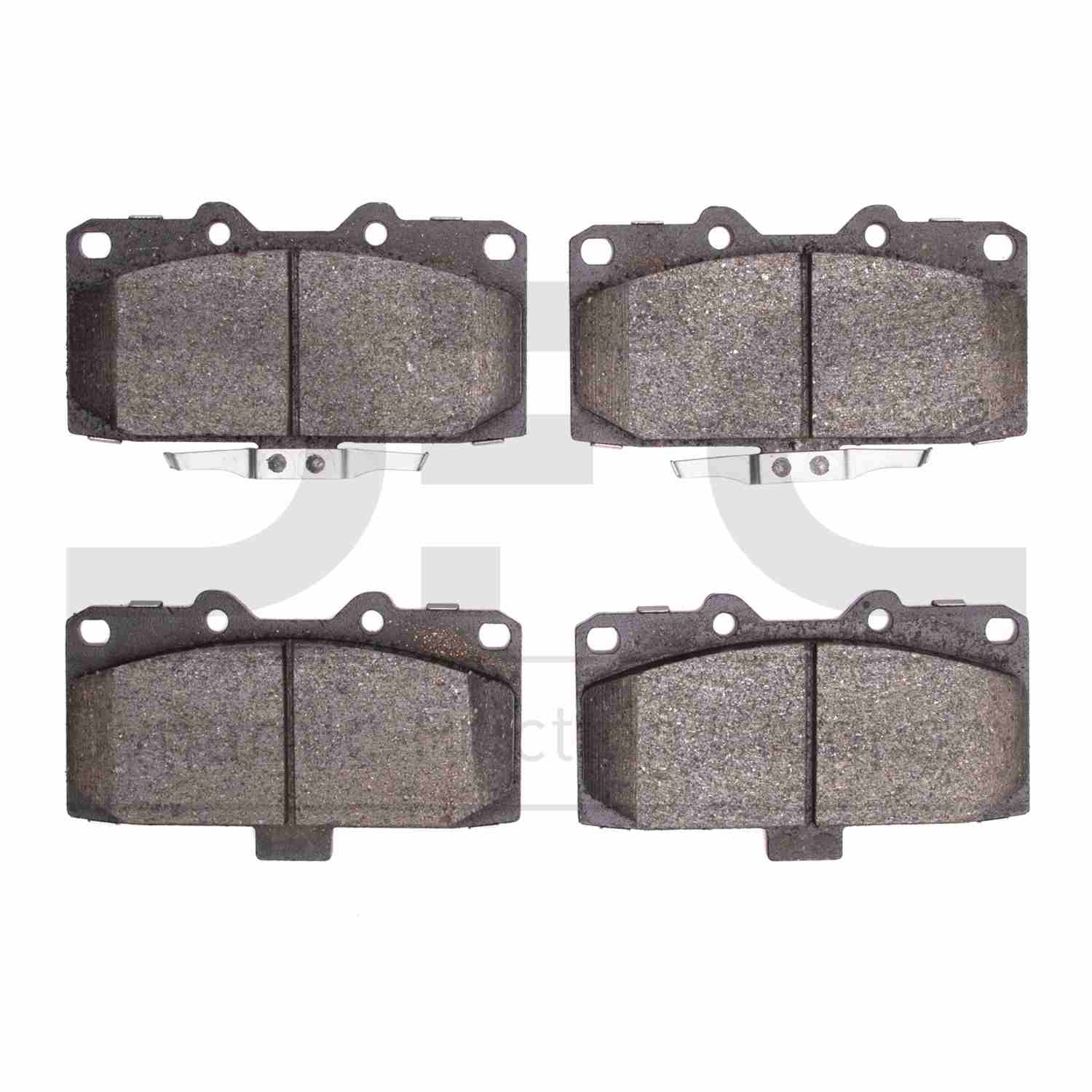 Dynamic Friction Company Disc Brake Pad Set  top view frsport 1310-1182-00