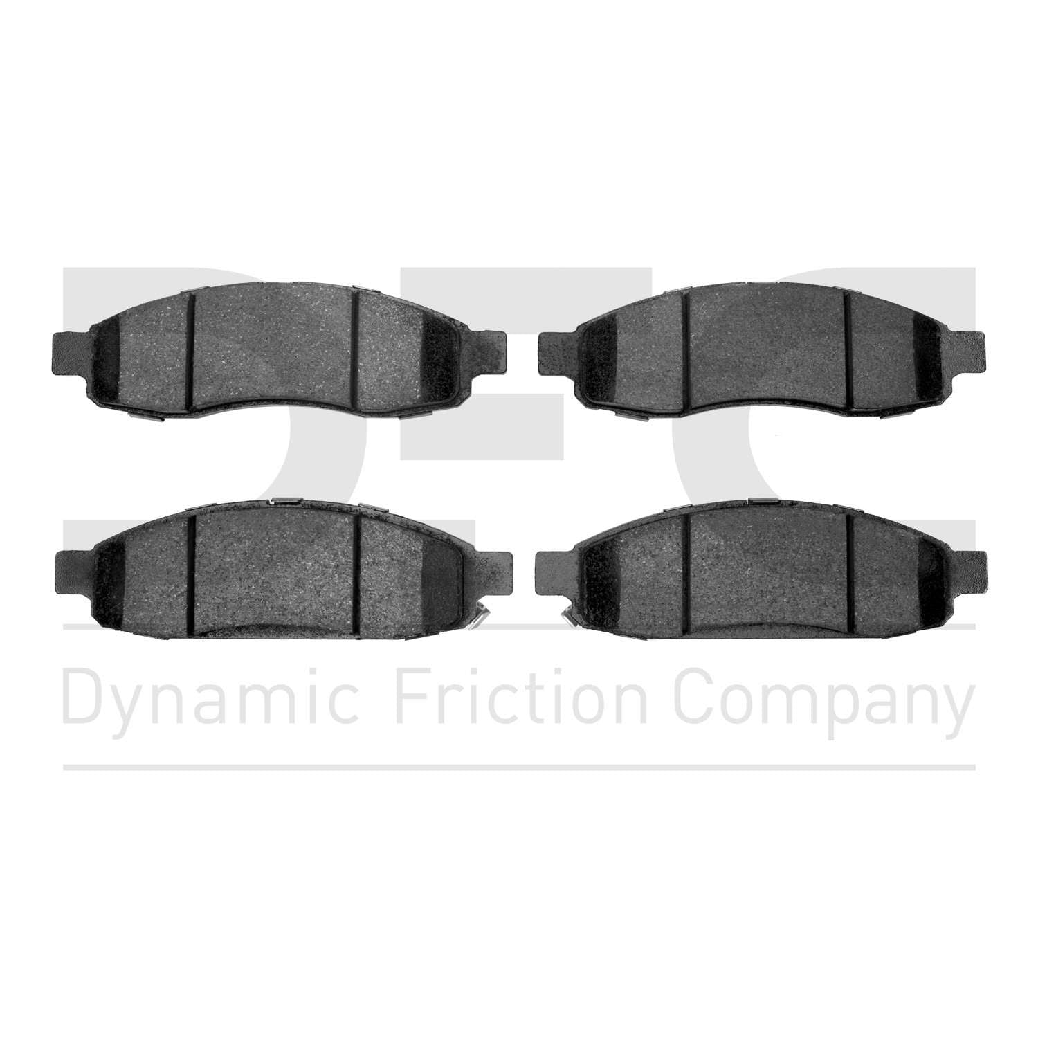 Dynamic Friction Company Disc Brake Pad Set  top view frsport 1310-1183-00