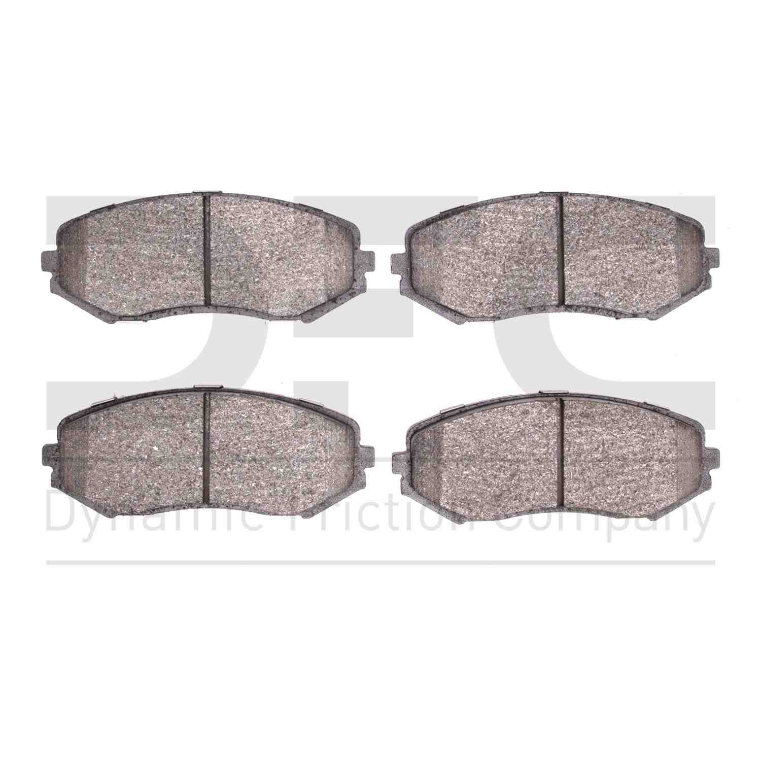 Dynamic Friction Company Disc Brake Pad Set  top view frsport 1310-1188-00