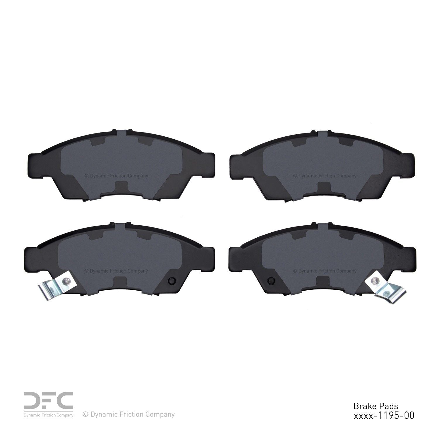 dynamic friction company disc brake pad set  frsport 1310-1195-00