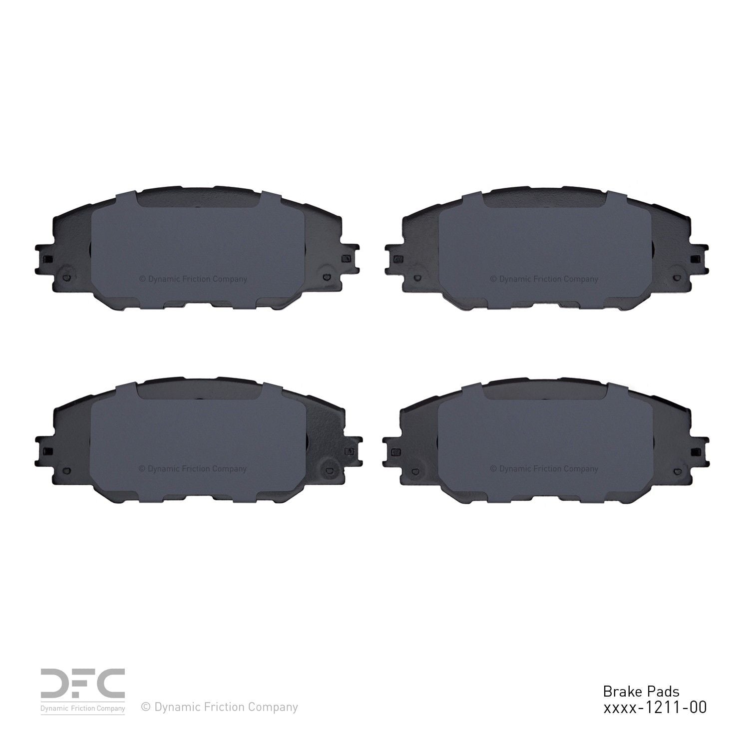 dynamic friction company disc brake pad set  frsport 1310-1211-00