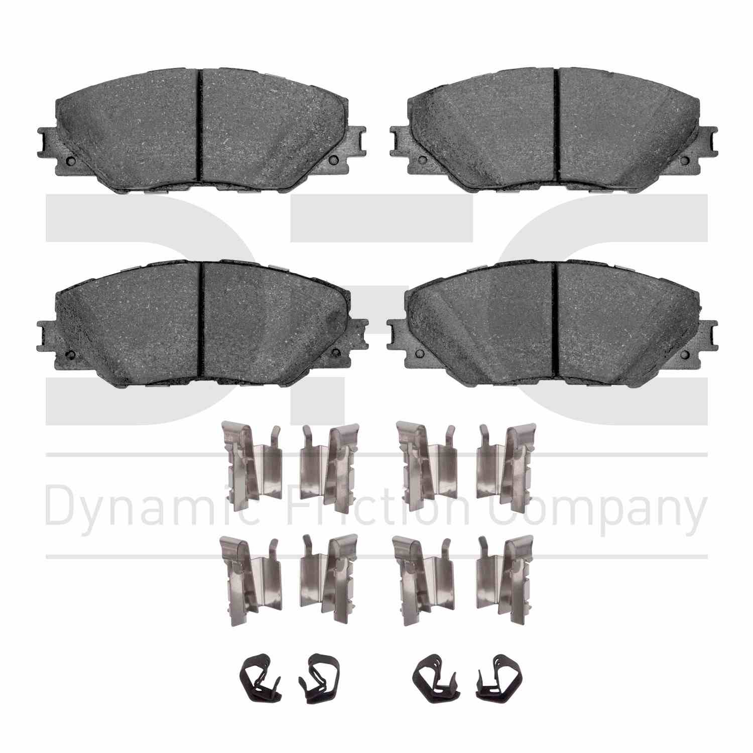 Dynamic Friction Company Disc Brake Pad Set  top view frsport 1310-1211-01