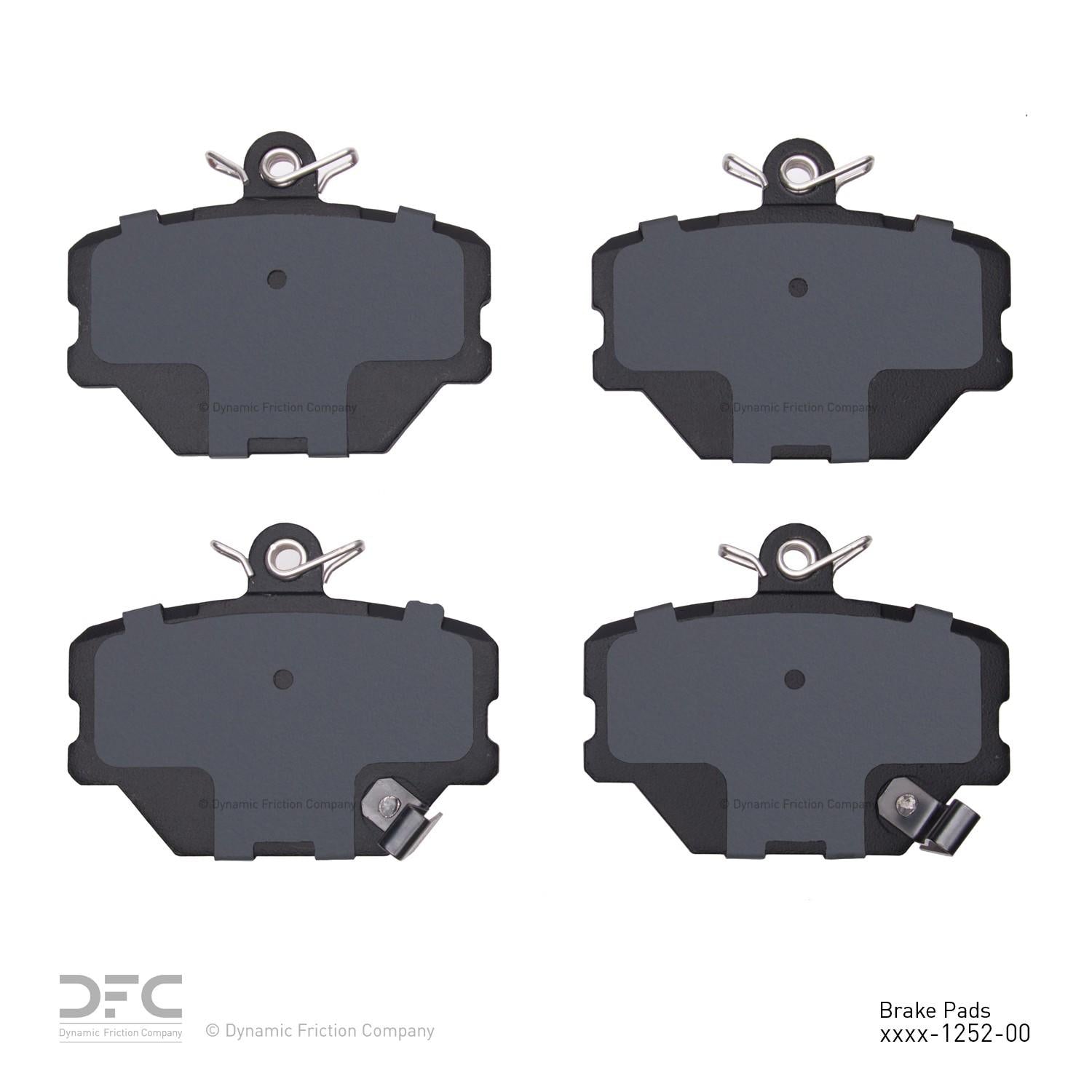 dynamic friction company disc brake pad set  frsport 1310-1252-00