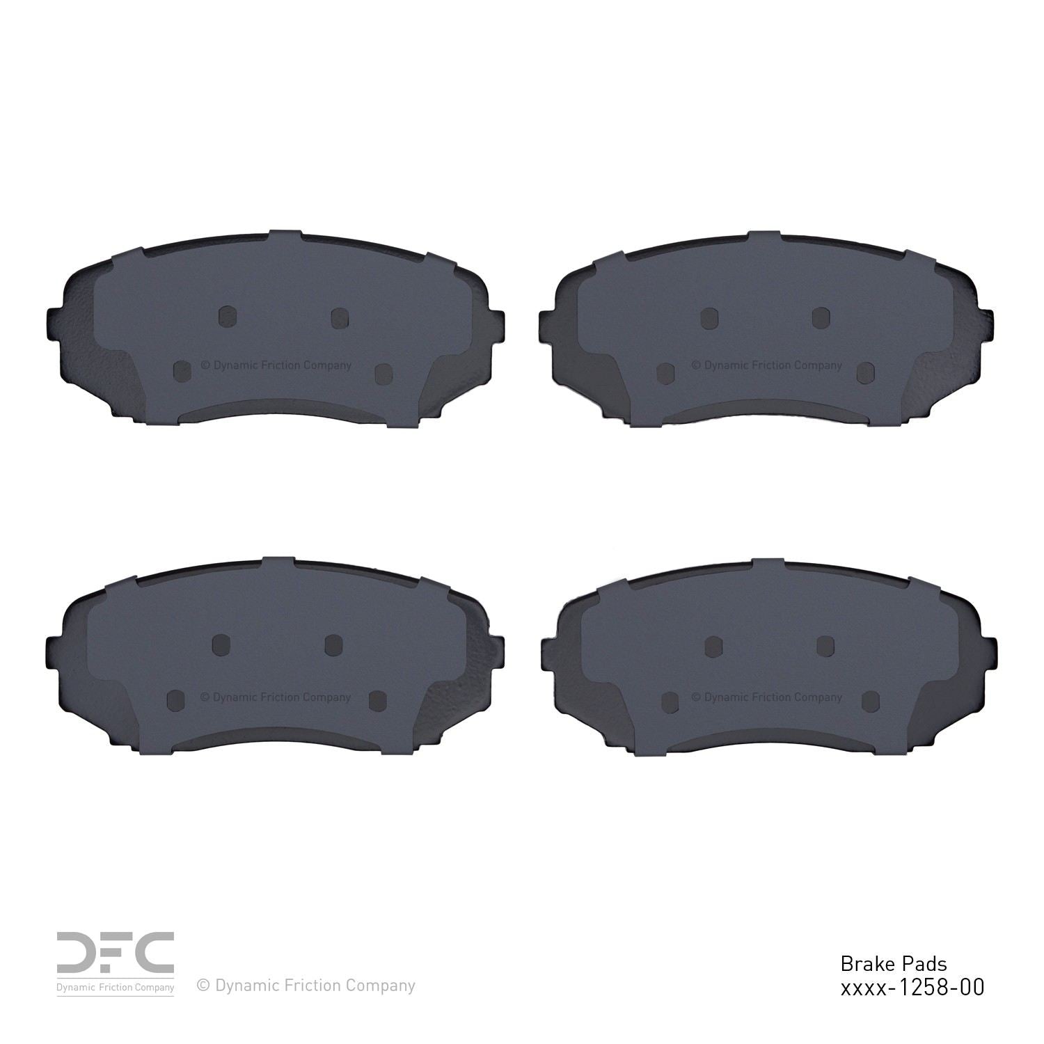 dynamic friction company disc brake pad set  frsport 1310-1258-00