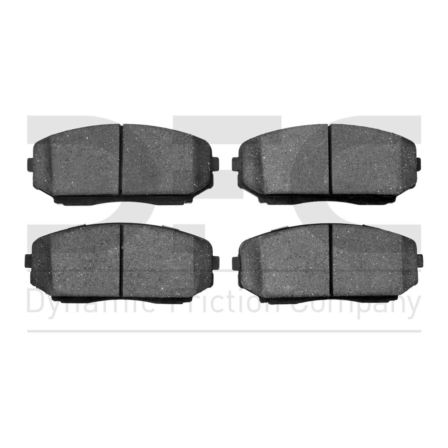 Dynamic Friction Company Disc Brake Pad Set  top view frsport 1310-1258-00