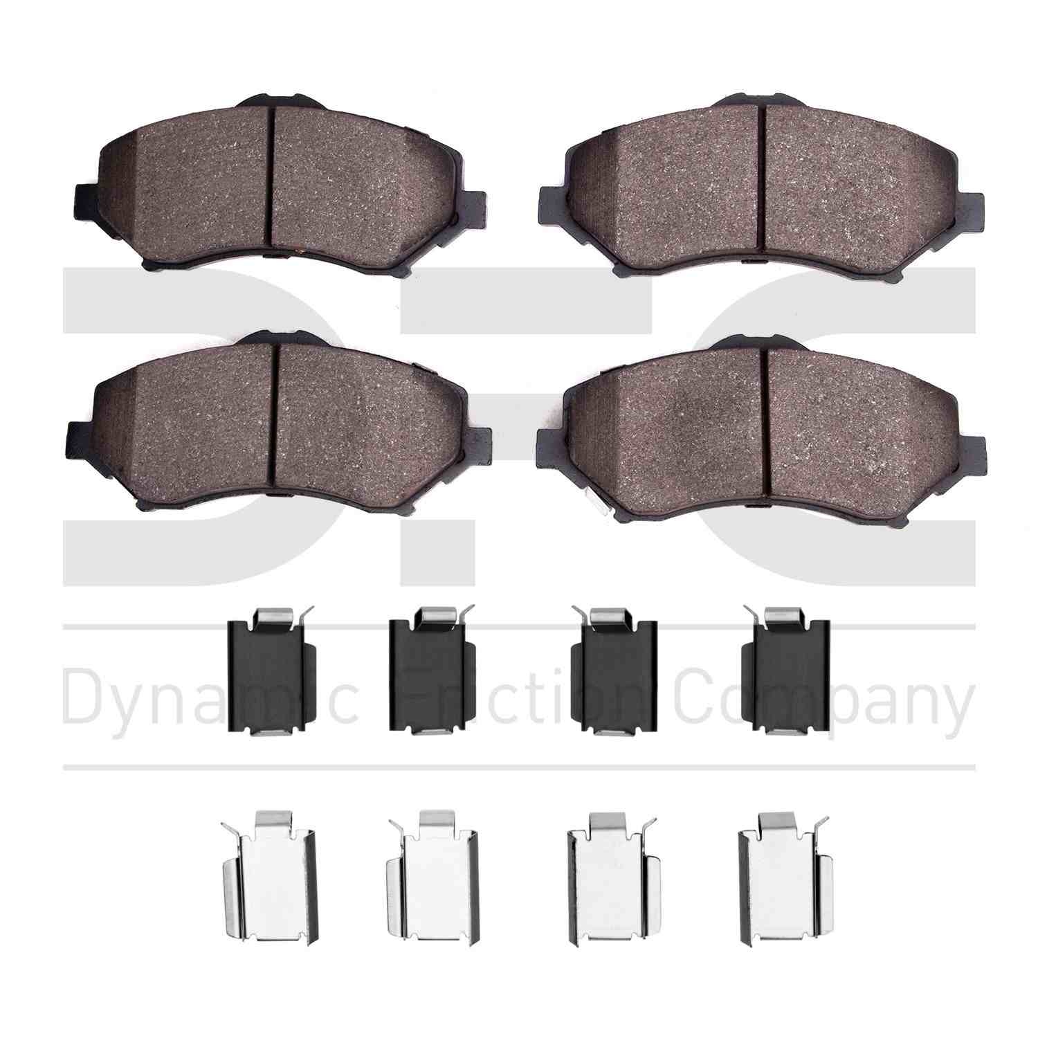 Dynamic Friction Company Disc Brake Pad Set  top view frsport 1310-1273-01