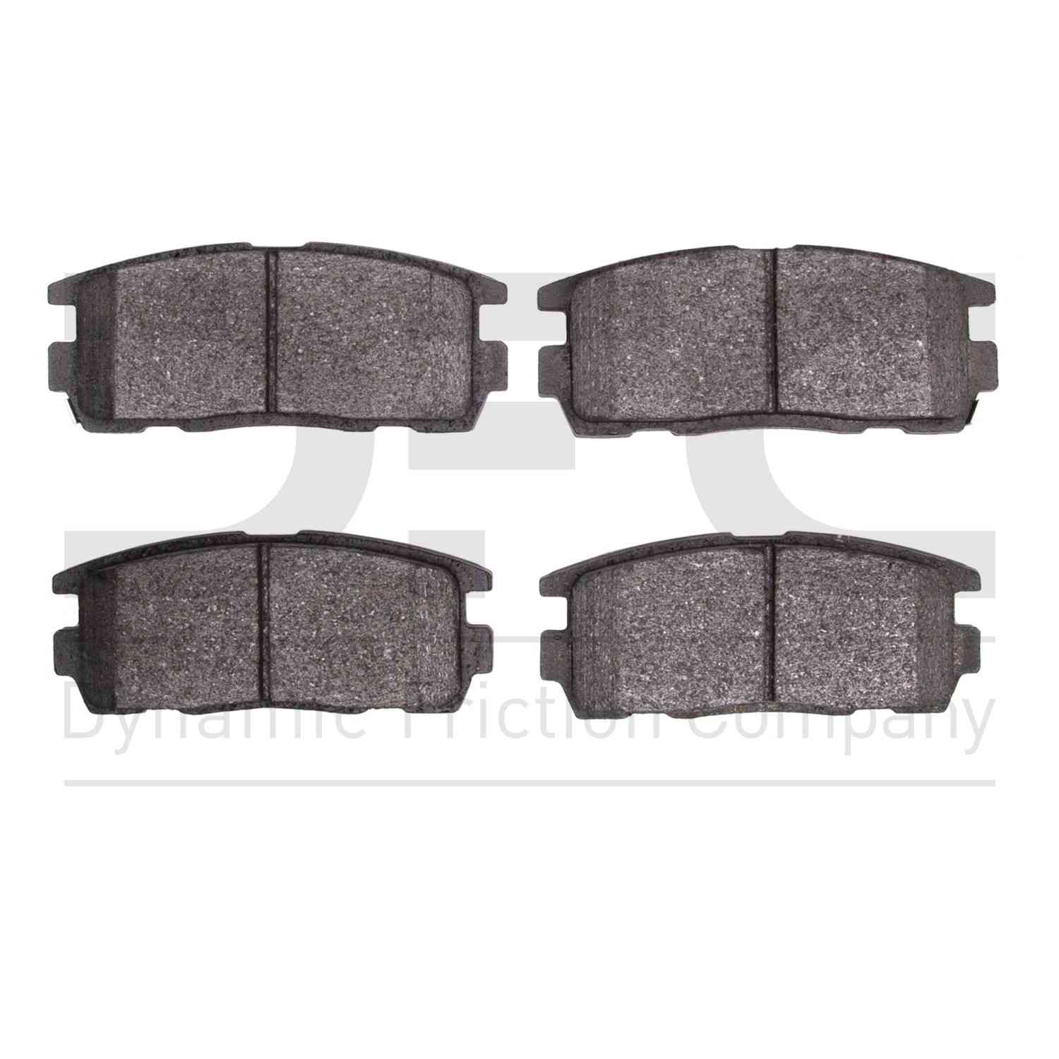 Dynamic Friction Company Disc Brake Pad Set  top view frsport 1310-1275-00