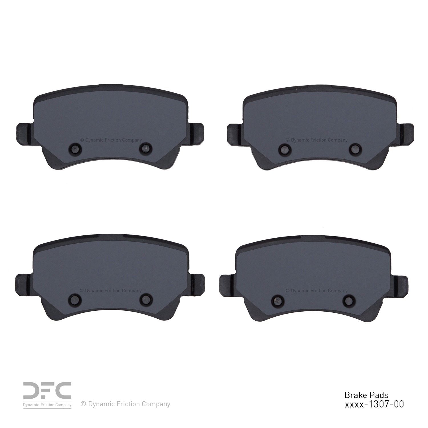 dynamic friction company disc brake pad set  frsport 1310-1307-00