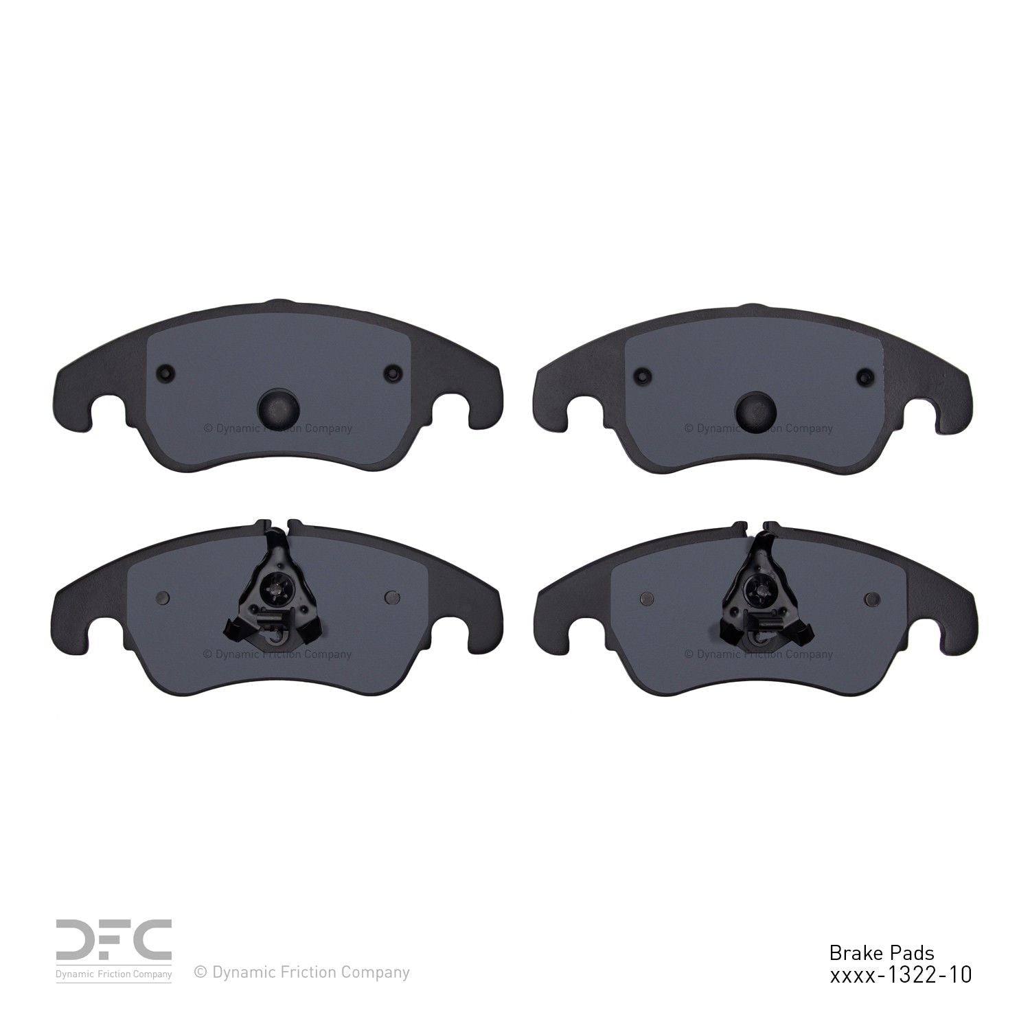 dynamic friction company disc brake pad set  frsport 1310-1322-10