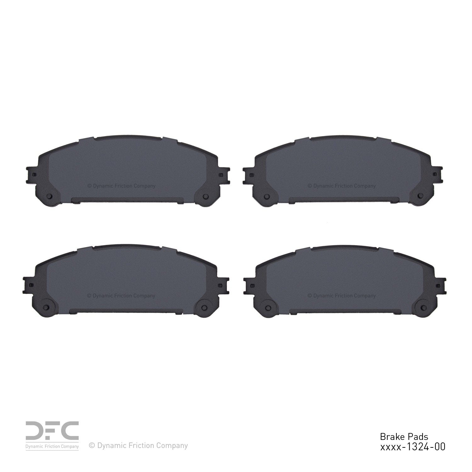 dynamic friction company disc brake pad set  frsport 1310-1324-00