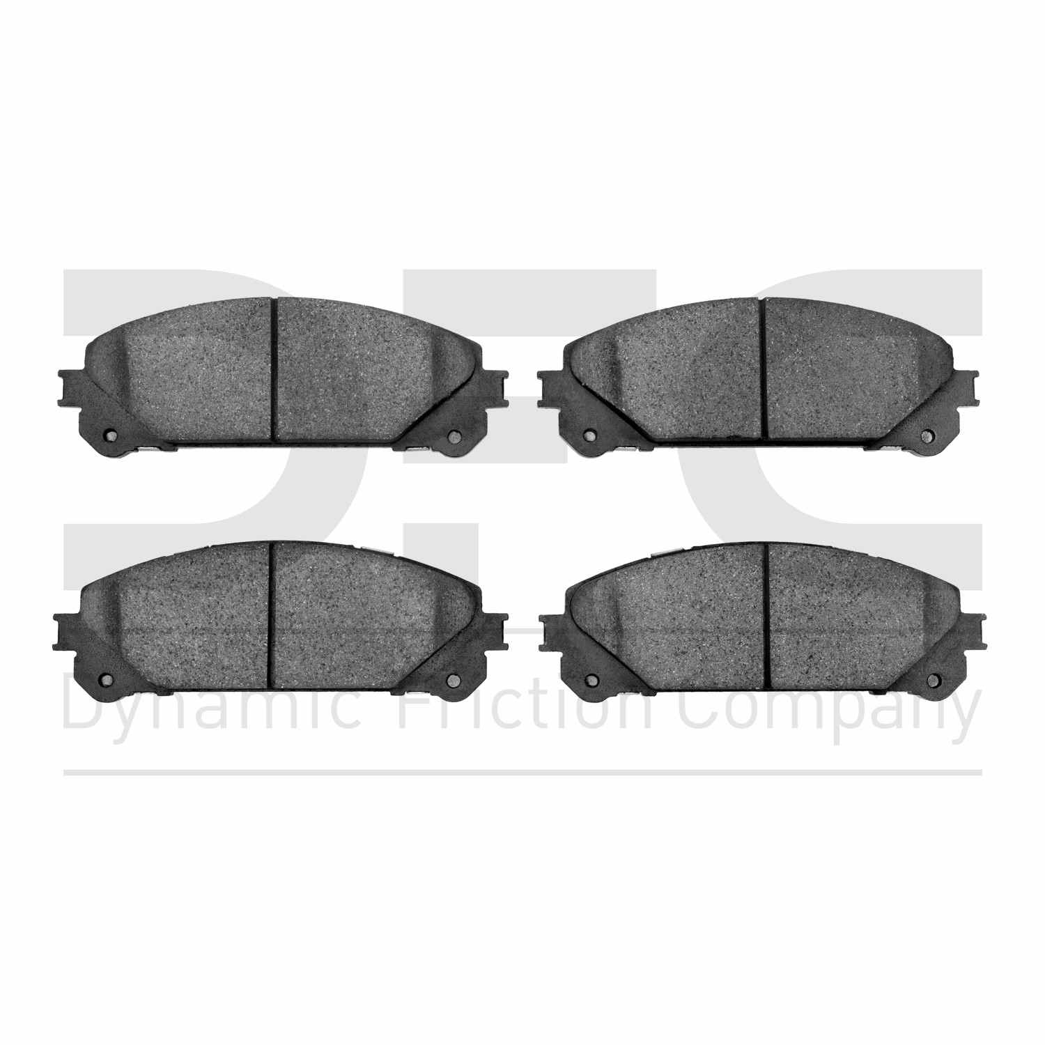 Dynamic Friction Company Disc Brake Pad Set  top view frsport 1310-1324-00