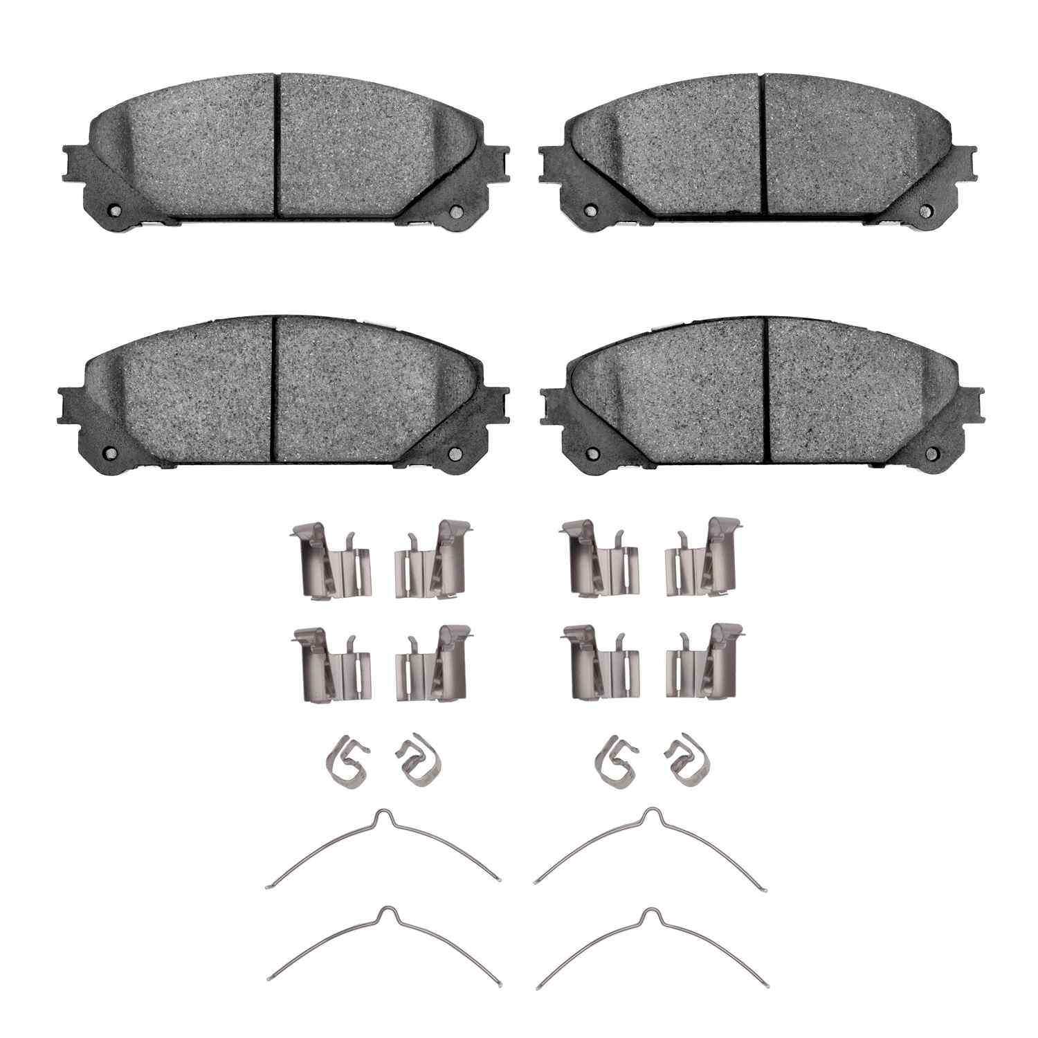 Dynamic Friction Company Disc Brake Pad Set  top view frsport 1310-1324-01