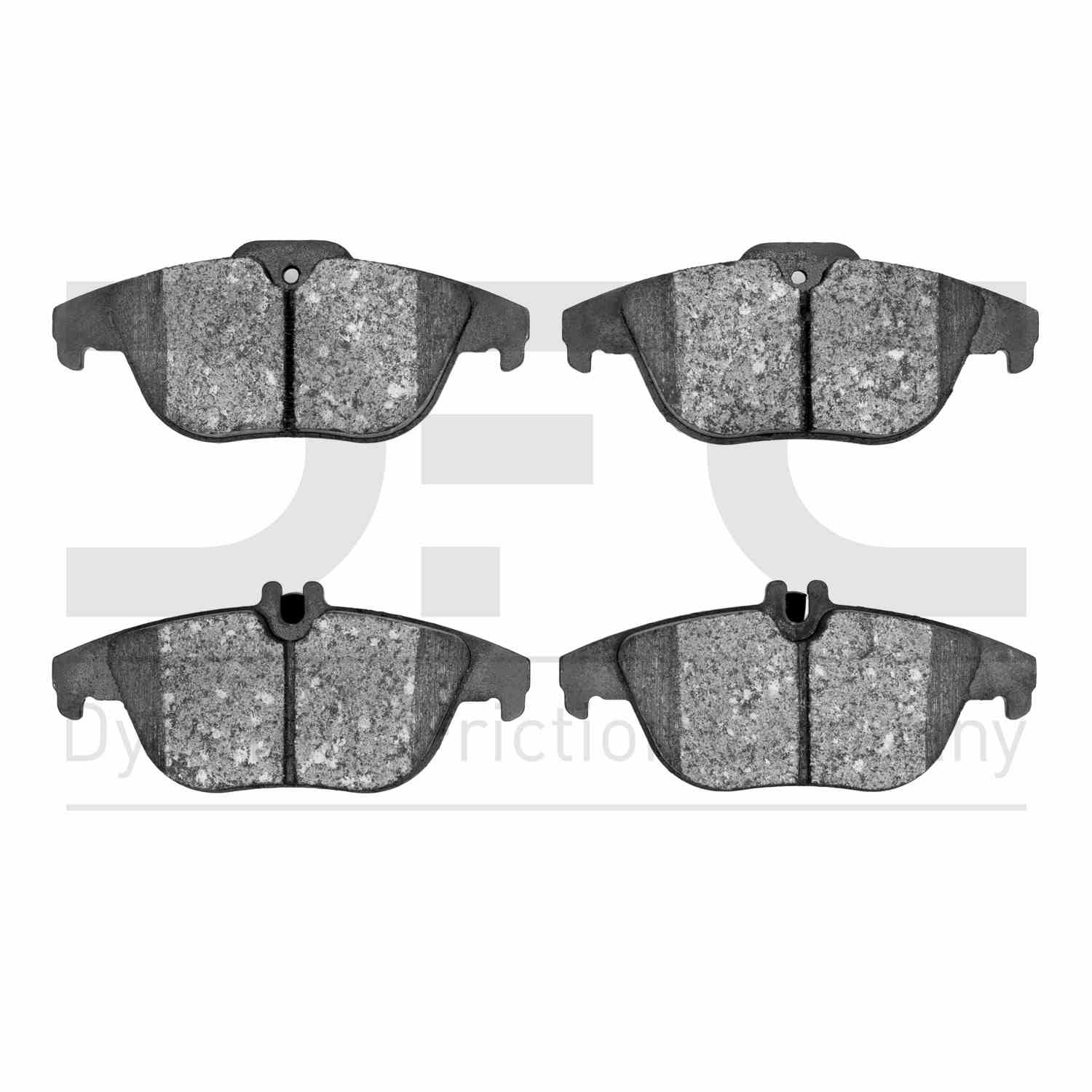 Dynamic Friction Company Disc Brake Pad Set  top view frsport 1310-1341-10