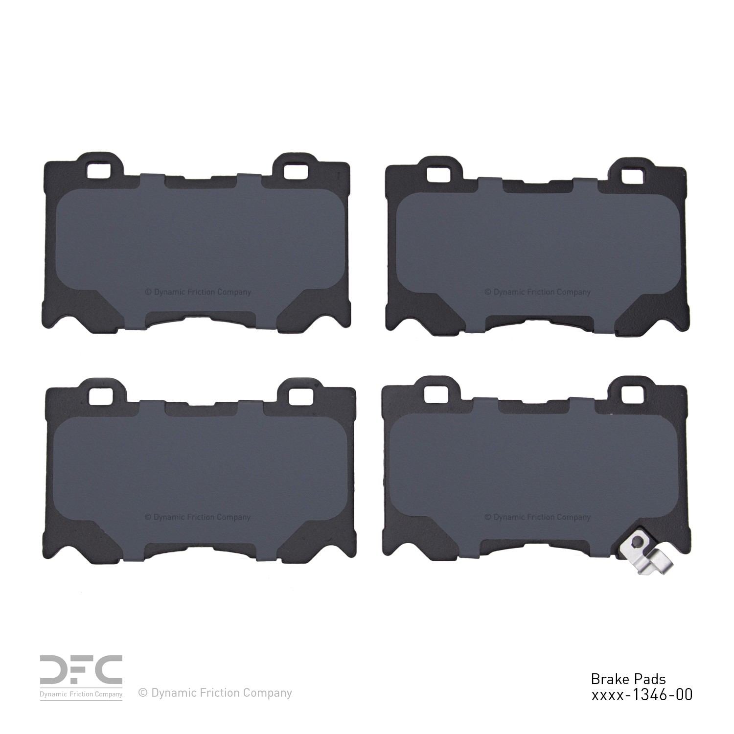 dynamic friction company disc brake pad set  frsport 1310-1346-00