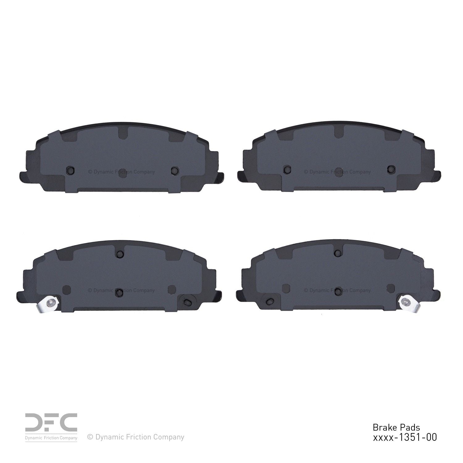 dynamic friction company disc brake pad set  frsport 1310-1351-00