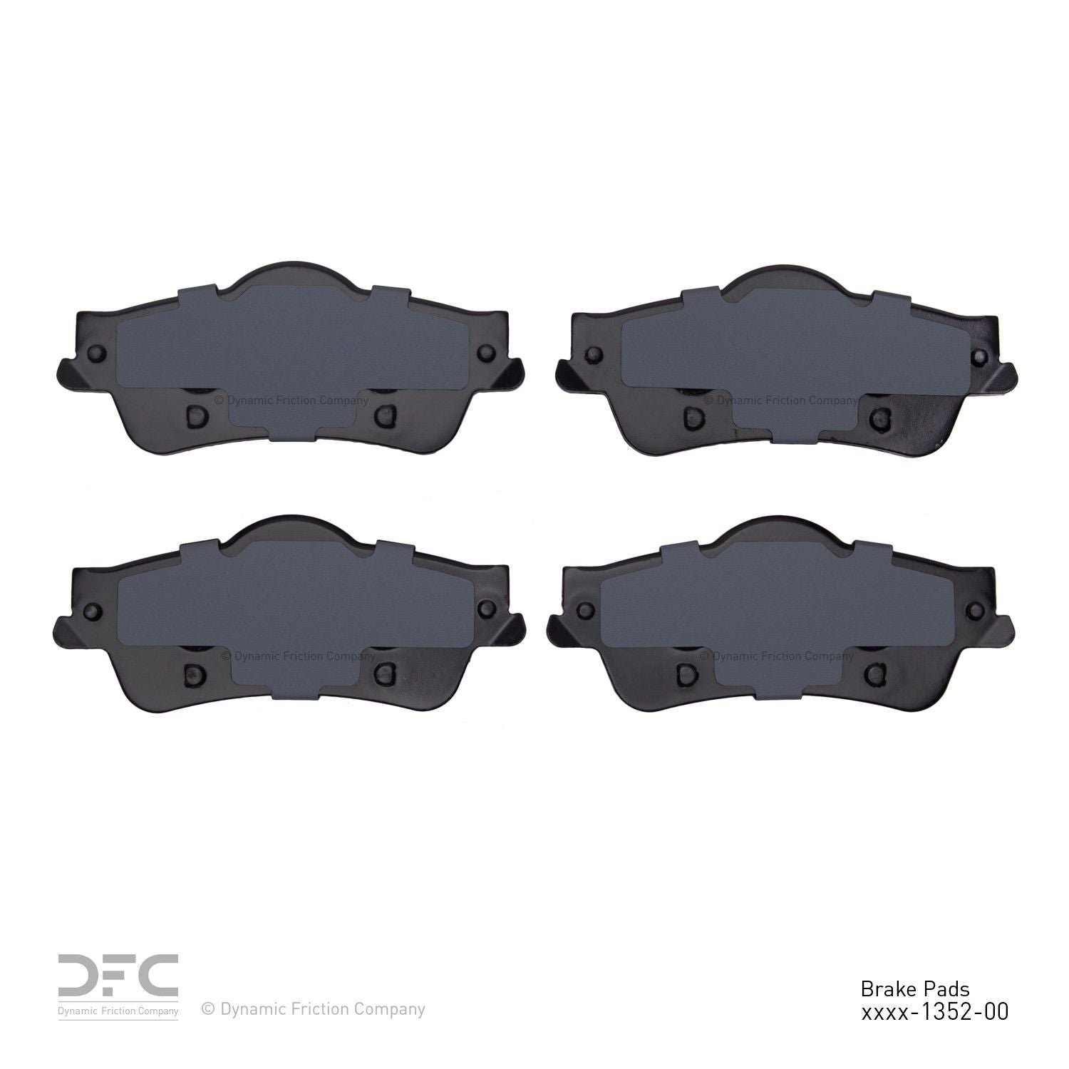 dynamic friction company disc brake pad set  frsport 1310-1352-00