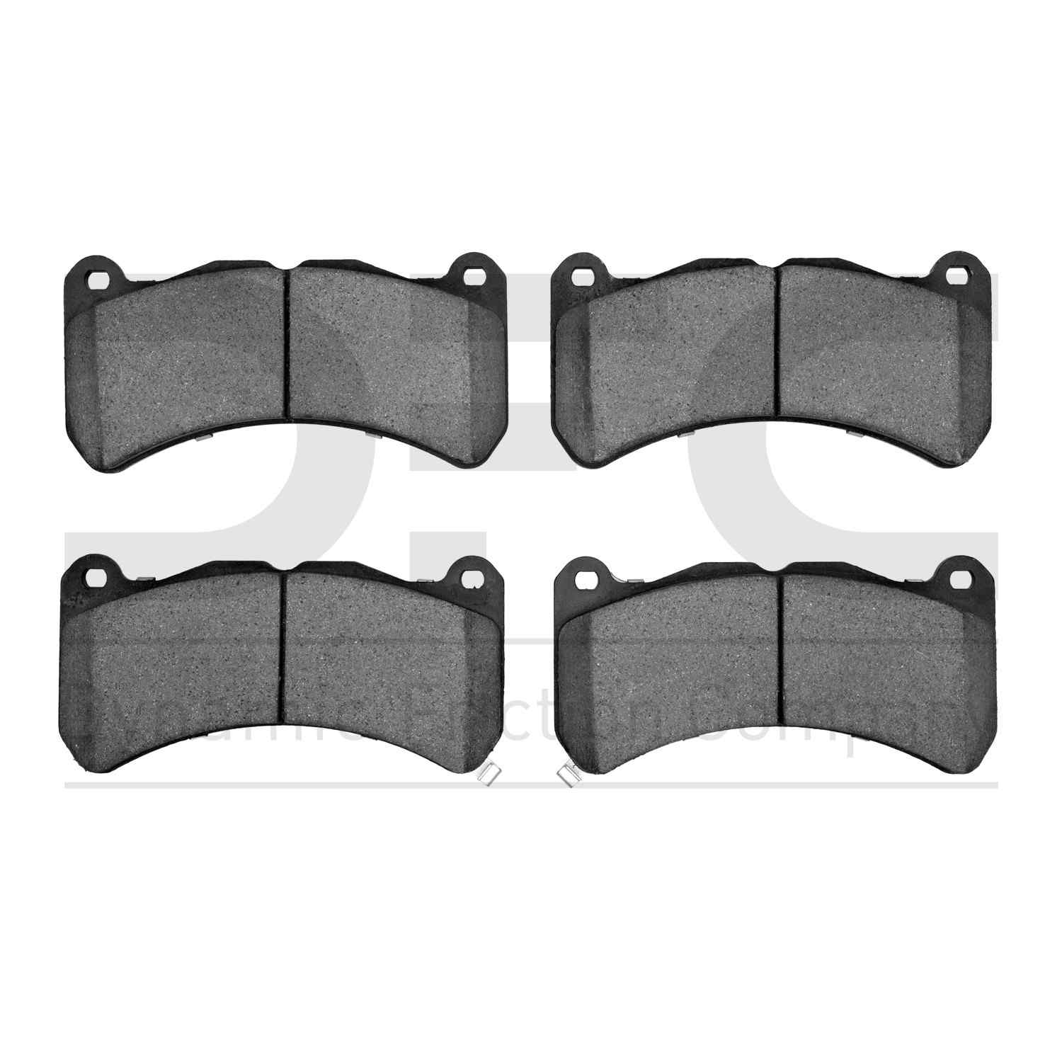 Dynamic Friction Company Disc Brake Pad Set  top view frsport 1310-1365-00