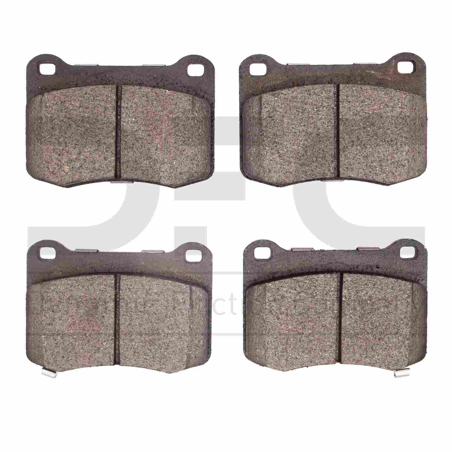 Dynamic Friction Company Disc Brake Pad Set  top view frsport 1310-1366-00