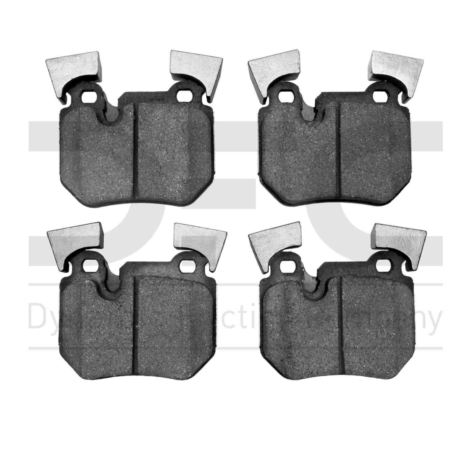 Dynamic Friction Company Disc Brake Pad Set  top view frsport 1310-1372-00