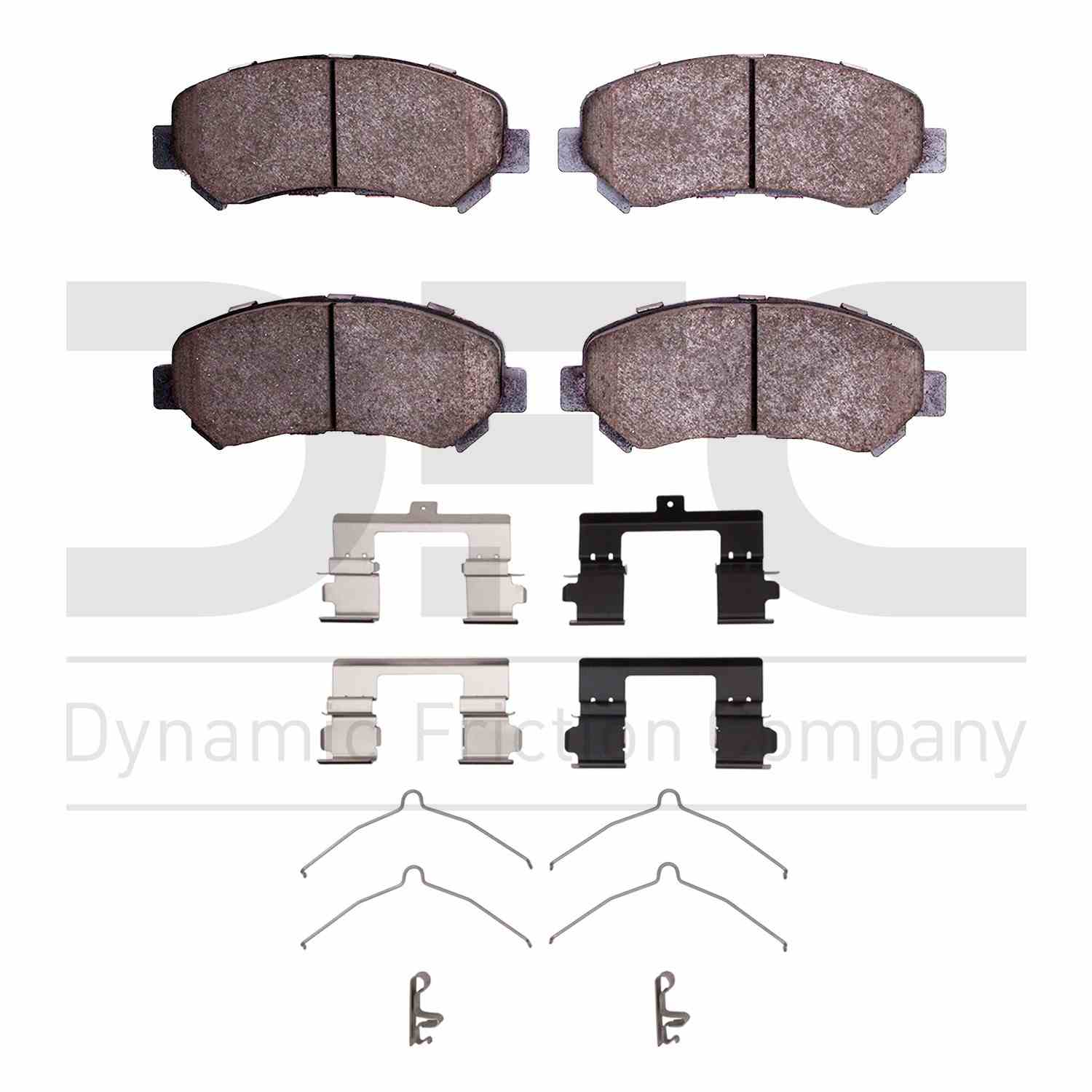 Dynamic Friction Company Disc Brake Pad Set  top view frsport 1310-1374-01