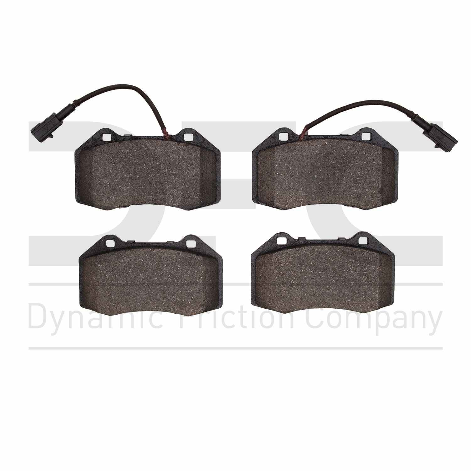 Dynamic Friction Company Disc Brake Pad Set  top view frsport 1310-1379-10