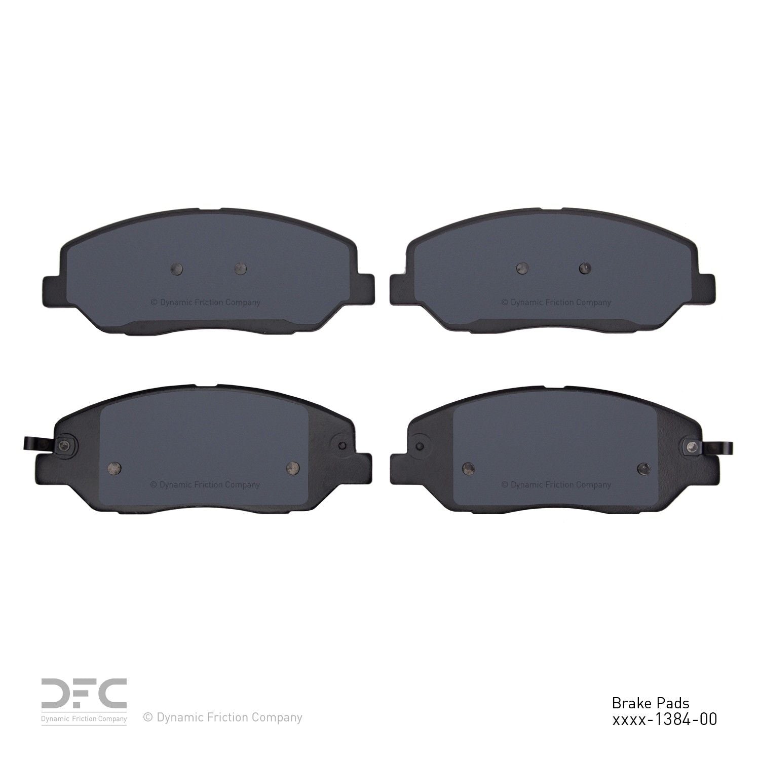 dynamic friction company disc brake pad set  frsport 1310-1384-00