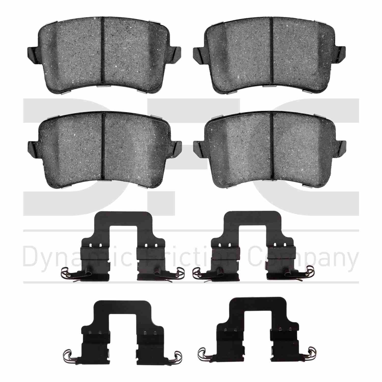 Dynamic Friction Company Disc Brake Pad Set  top view frsport 1310-1386-01