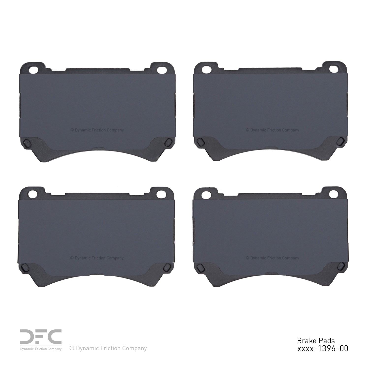 dynamic friction company disc brake pad set  frsport 1310-1396-00