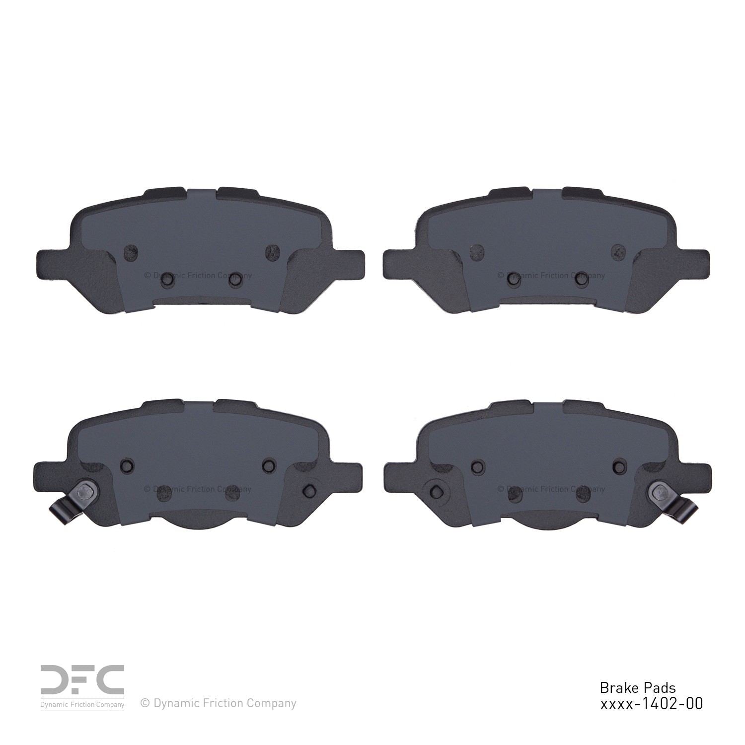 dynamic friction company disc brake pad set  frsport 1310-1402-00