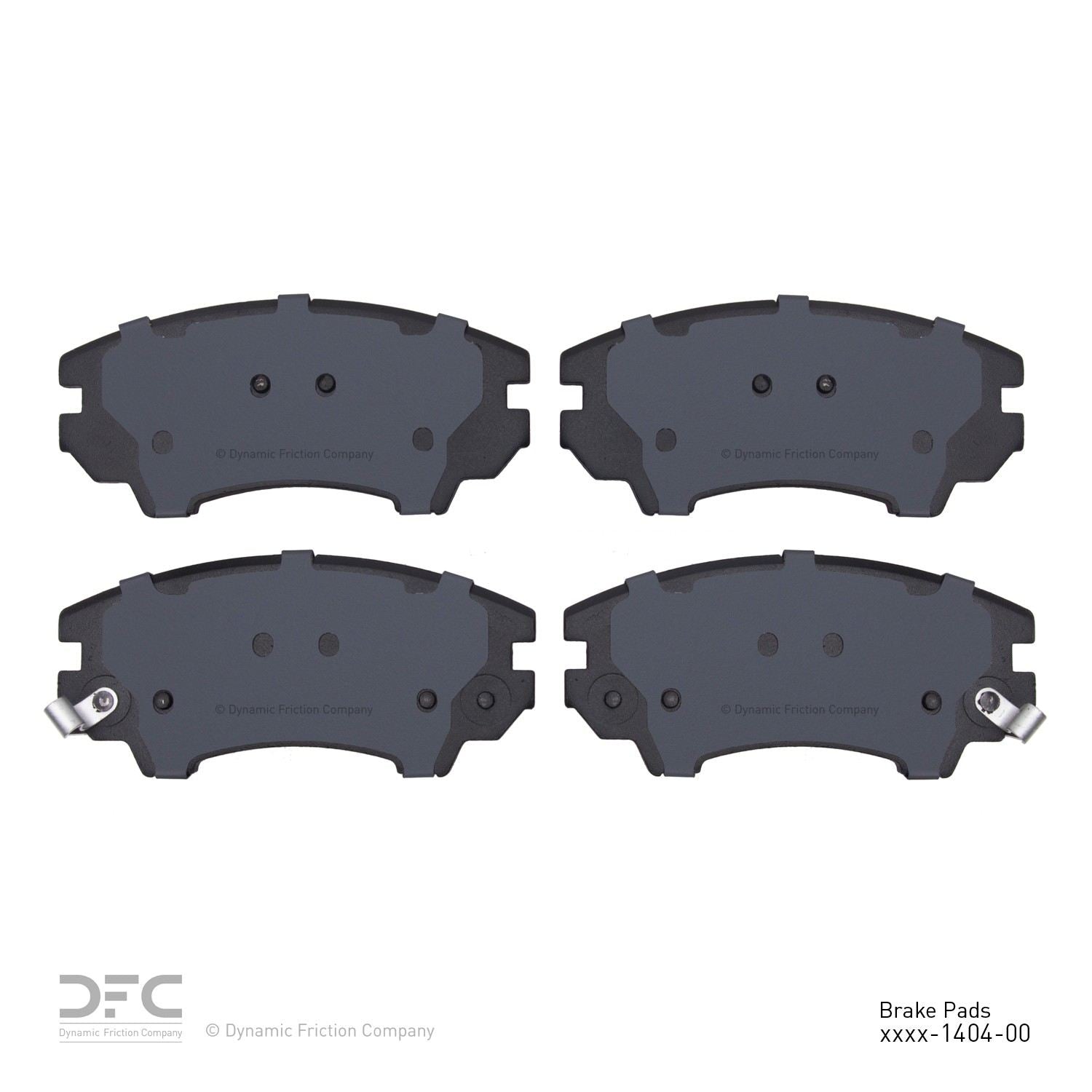 dynamic friction company disc brake pad set  frsport 1310-1404-00