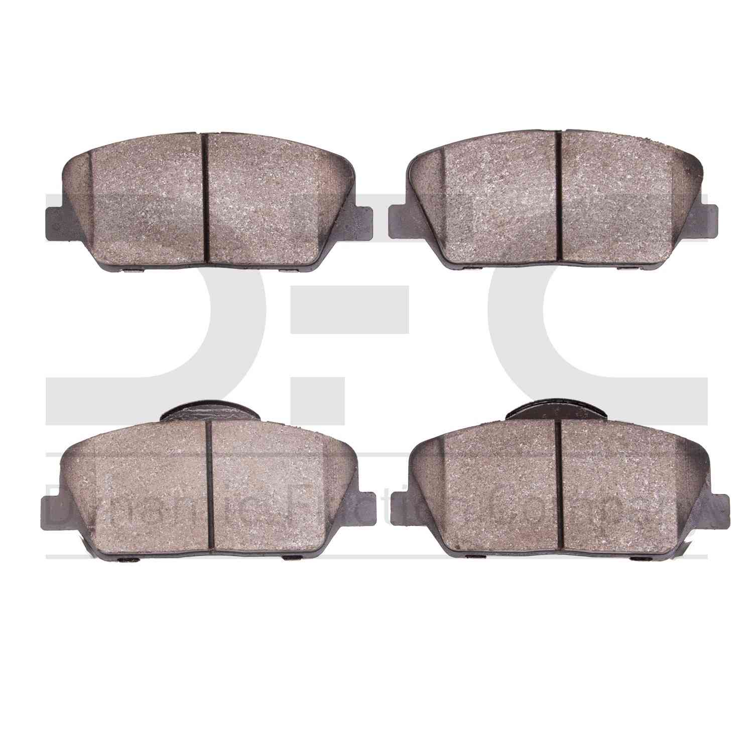 Dynamic Friction Company Disc Brake Pad Set  top view frsport 1310-1413-00