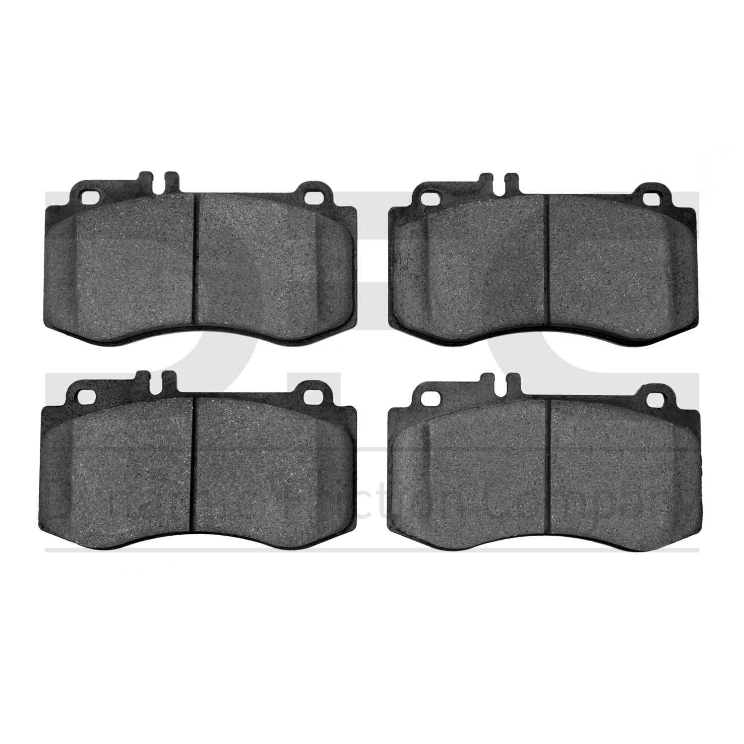 Dynamic Friction Company Disc Brake Pad Set  top view frsport 1310-1420-00